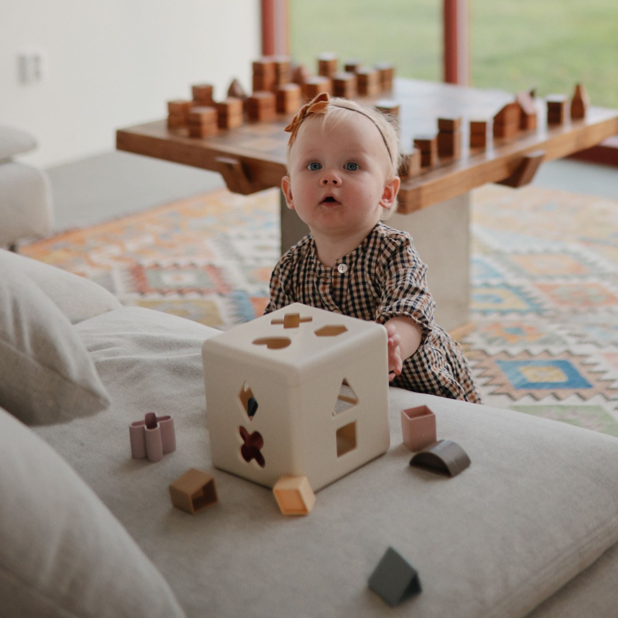 Formabedobó kocka játék - pippadu - mushie