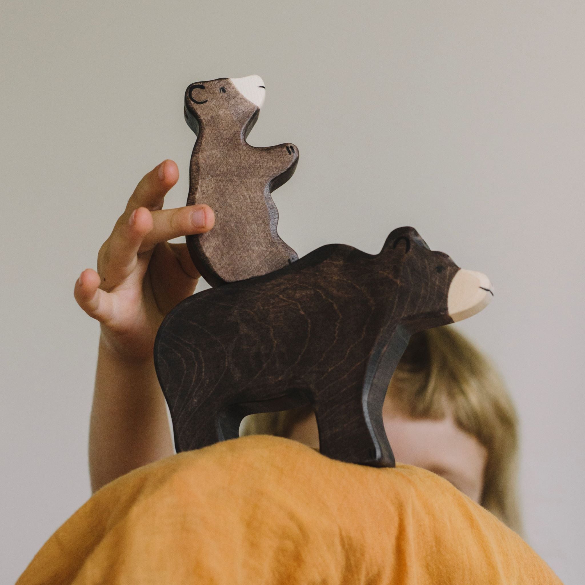 Holztiger fajátékok gyerekeknek - nagy medve és medvebocs - pippadu