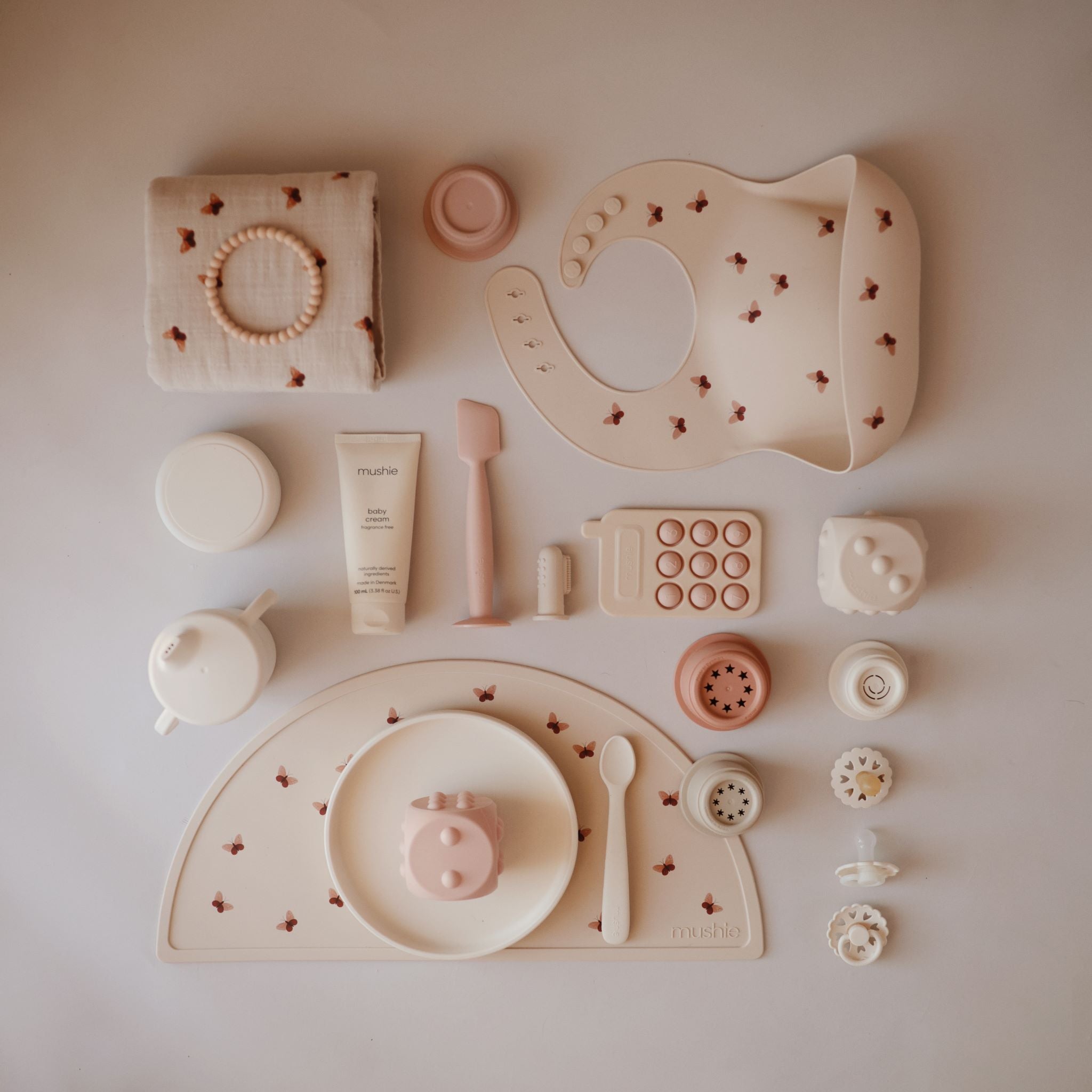 pillangó mintás pamut pólya kisbabáknak - pippadu