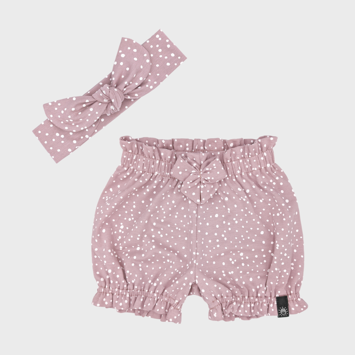 Fodros nadrág és hajpánt szett - pöttyös - Pippadu