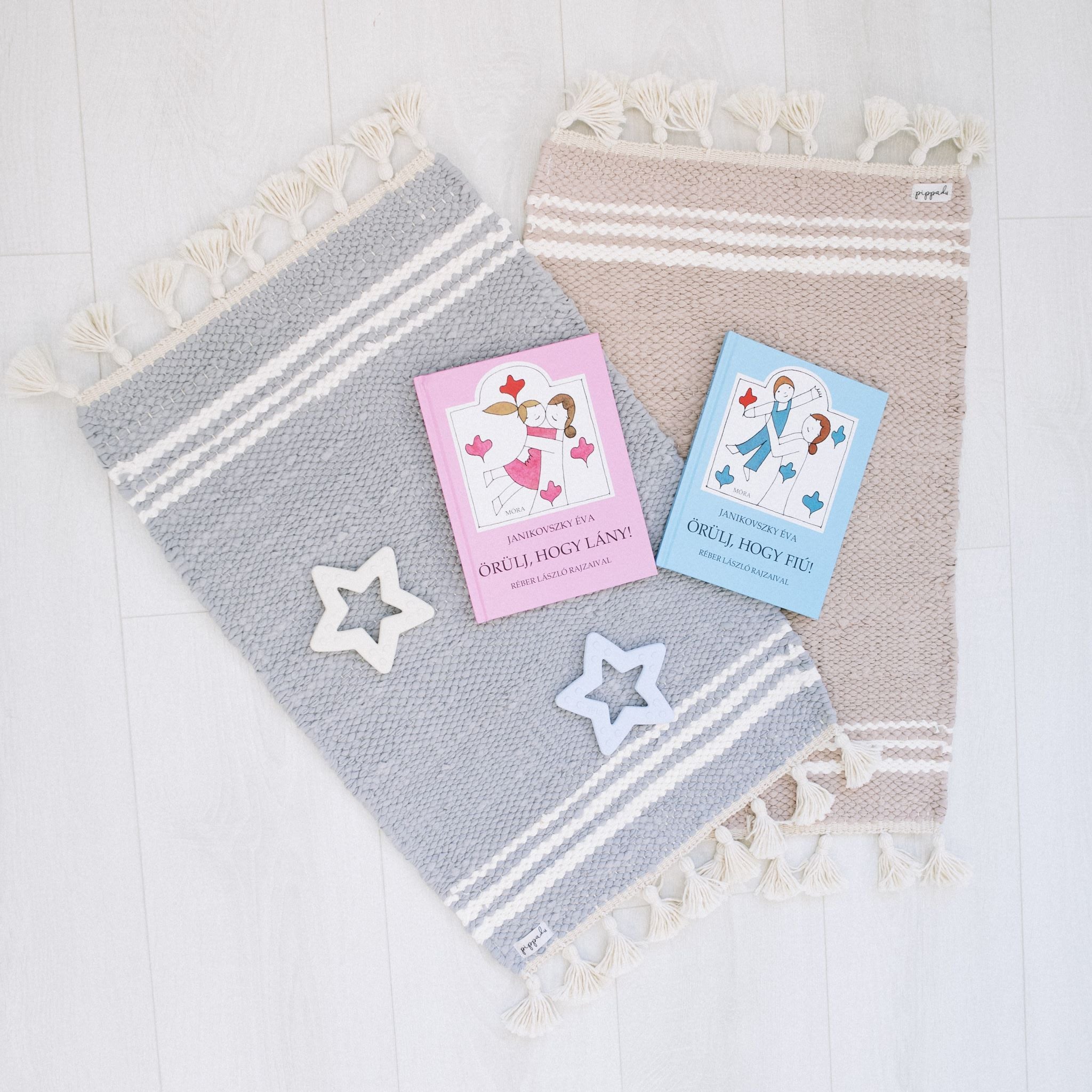 Játszószőnyeg cappuccino és krémfehér színben a pippadu márkánál - környezettudatos anyagfelhasználás - pippadu