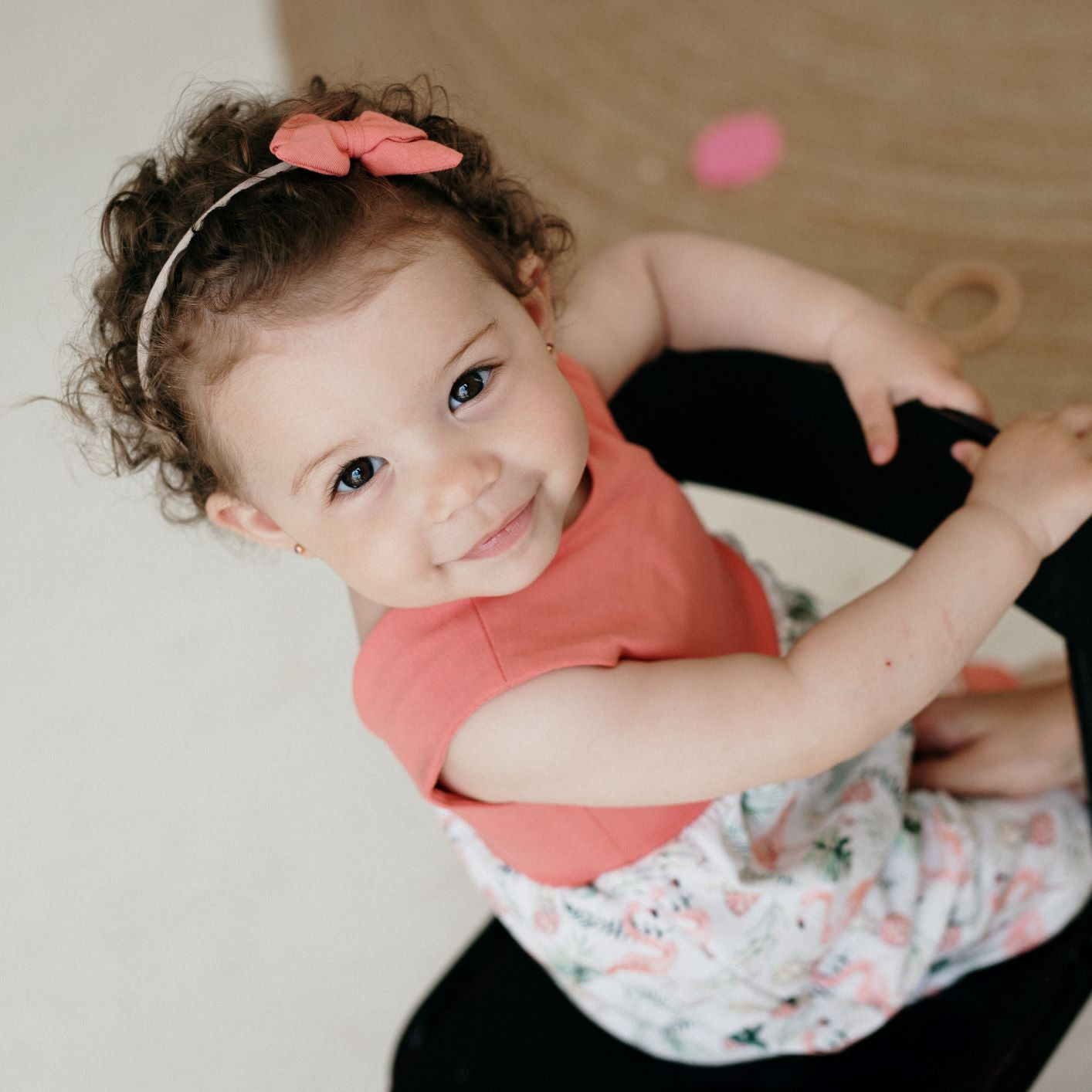 Masnis hajdísz - nyári barack - pippadu - anya-lánya szett - kézzel készült