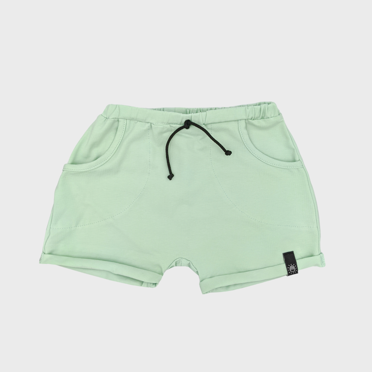Sportos rövidnadrág és satyka szett - halványzöld - Pippadu