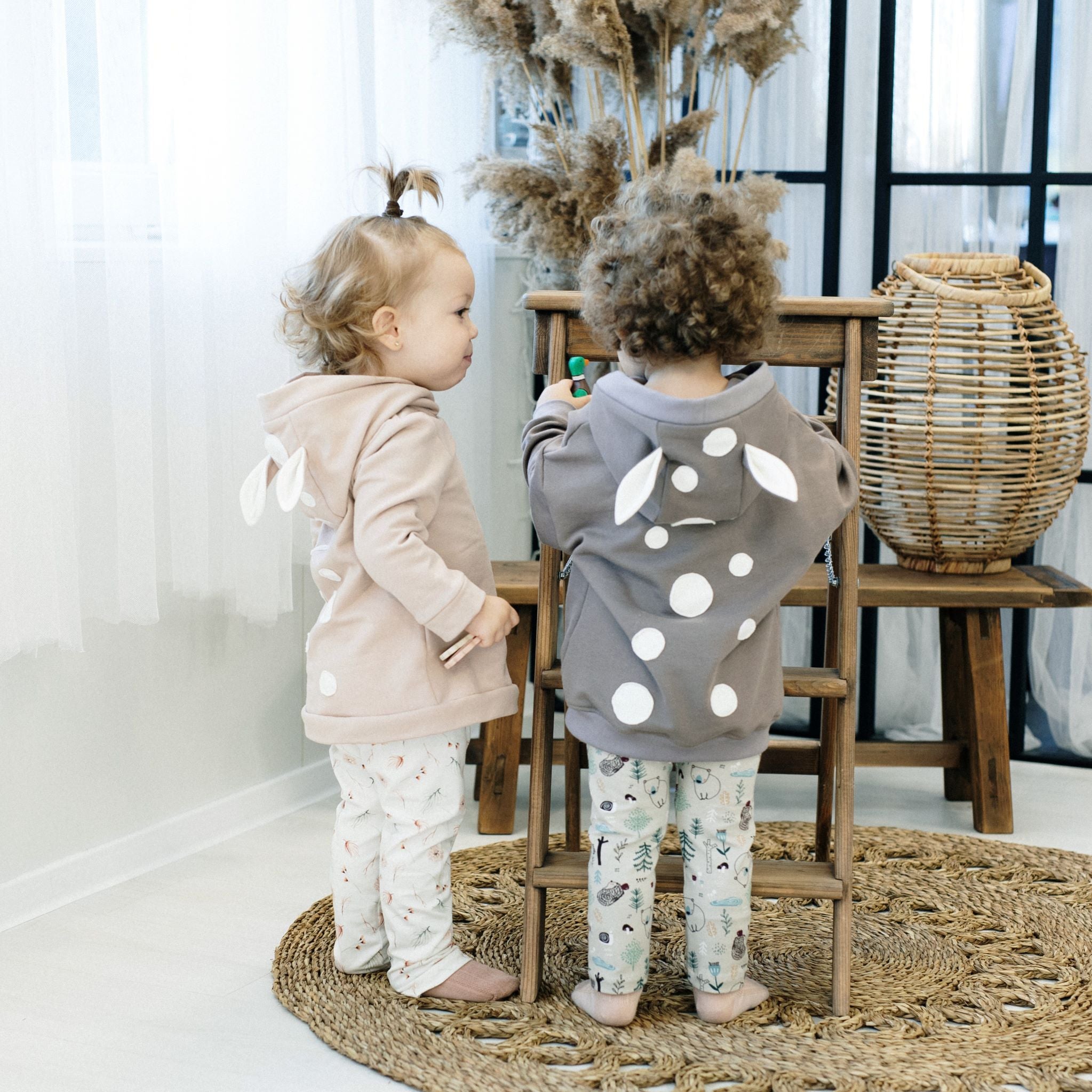 Pippadu leggings - macis mintával - akár hozzáillő gyerek pulóverrel