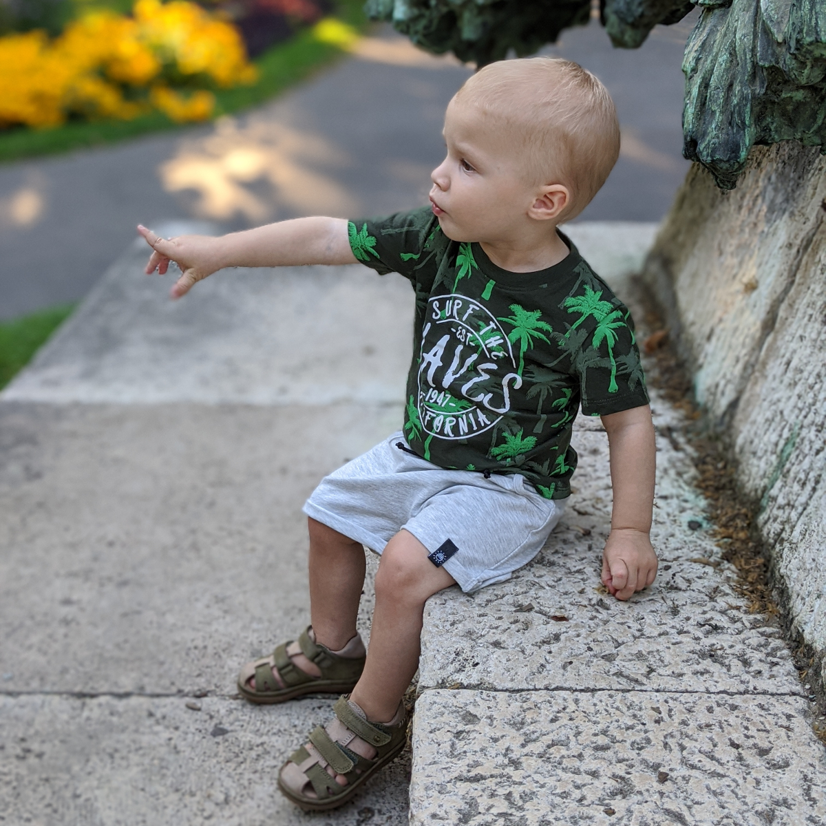 Sportos rövidnadrág - szürke - Pippadu