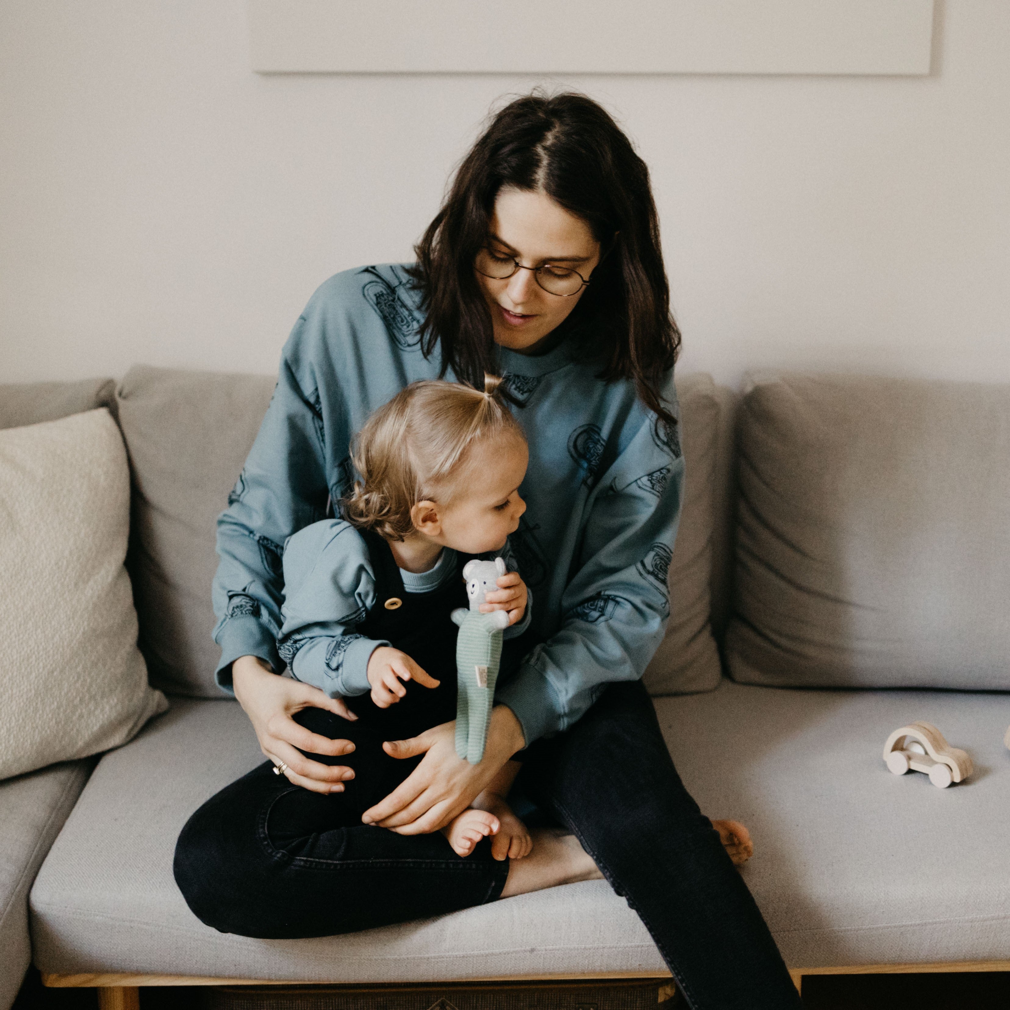 Pippadu egyedi baba mama pulóverek tuba mintával