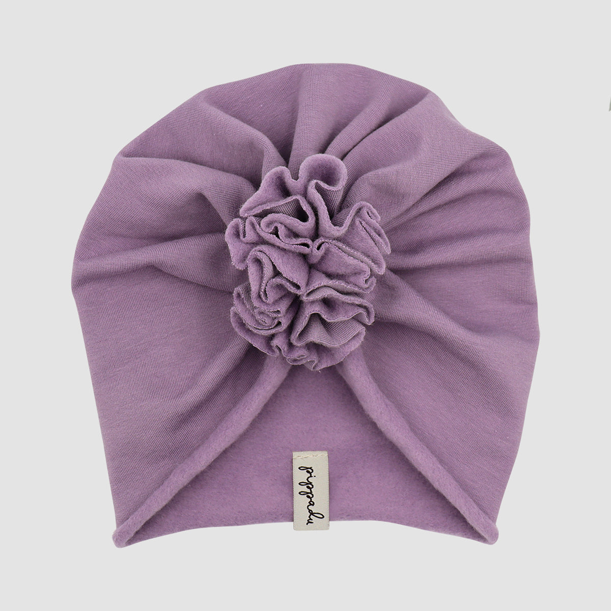 Orgonalila kézzel készült turbán sapka - pippadu