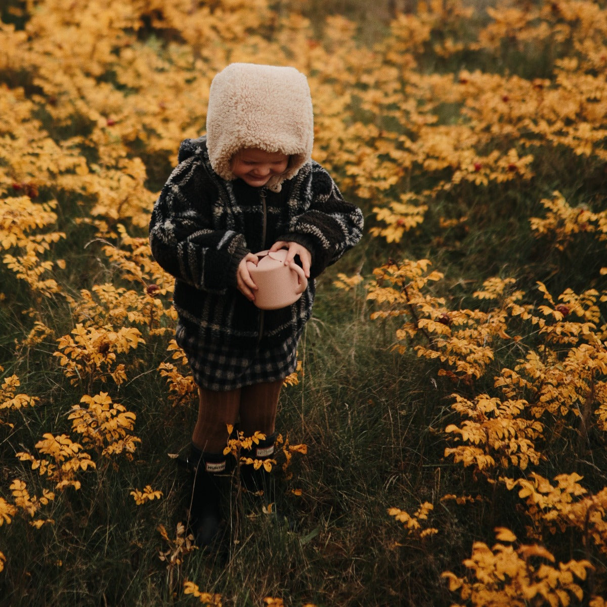 Mushie nasitartó - étkezés útközben morzsamentesen - púderrózsaszín - Pippadu