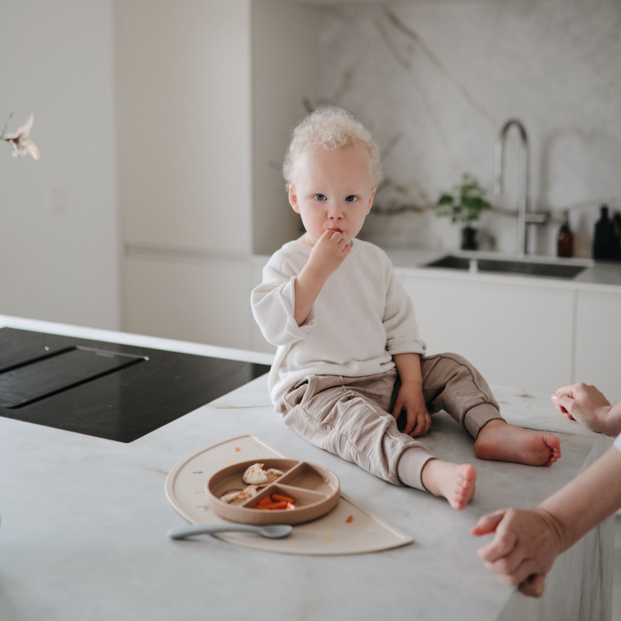 Pippadu - mushie szilikon étkészletek a pippadunál - halvány lila
