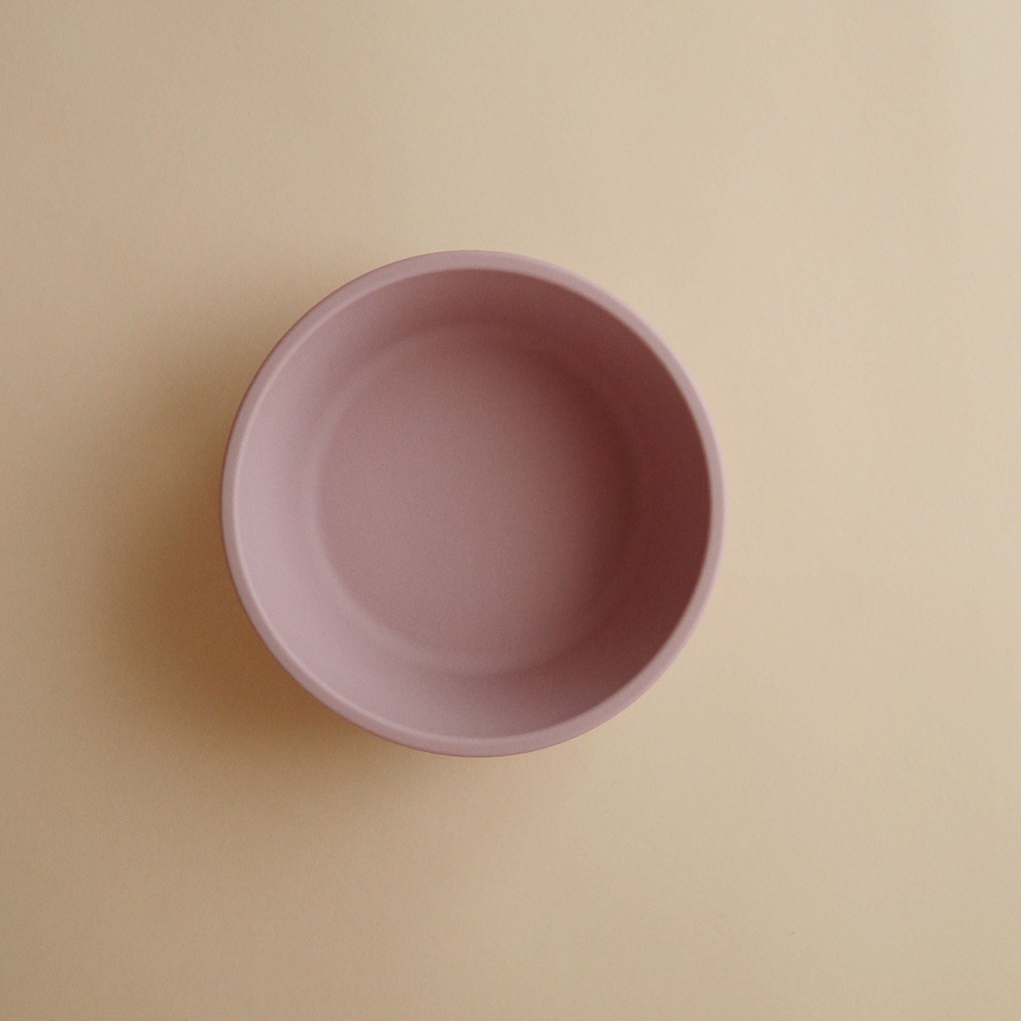 Csúszásmentes mélytányér - szilikon tányér - halvány lila - pippadu