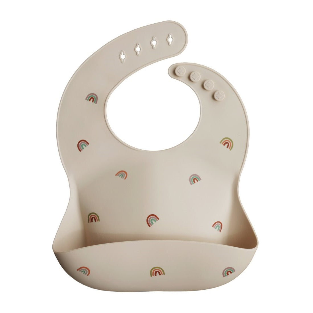 Hajlékony szilikon előke - szivárvány - Pippadu