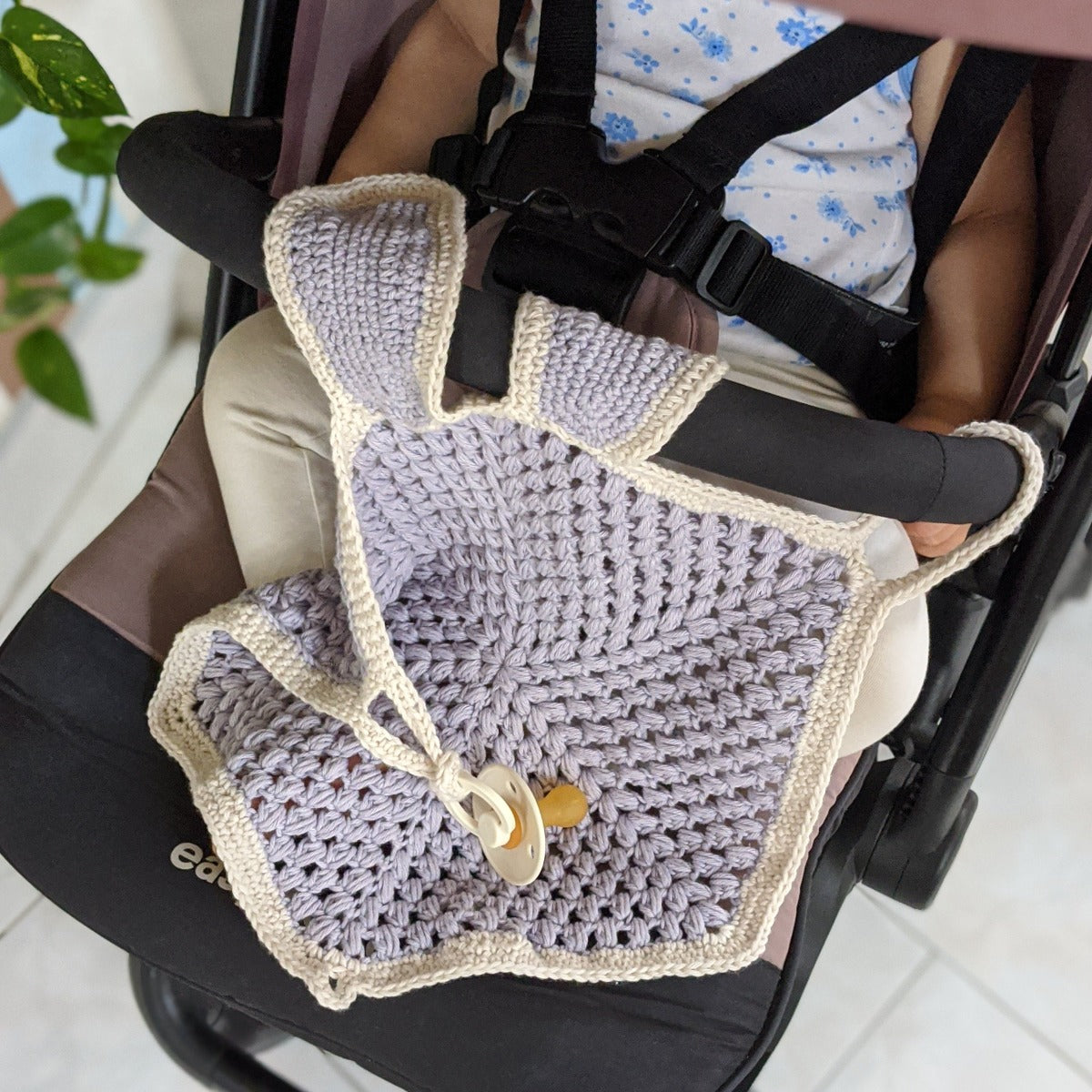 Nyuszifüles szundikendő - hamvaslila - Pippadu