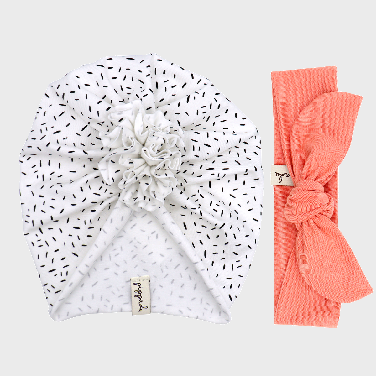 Tavaszi turbánka és hajpánt - választható színekben - Pippadu