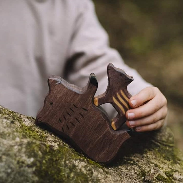 Holztiger fajátékok - pippadu - vadmalac és vaddisznó