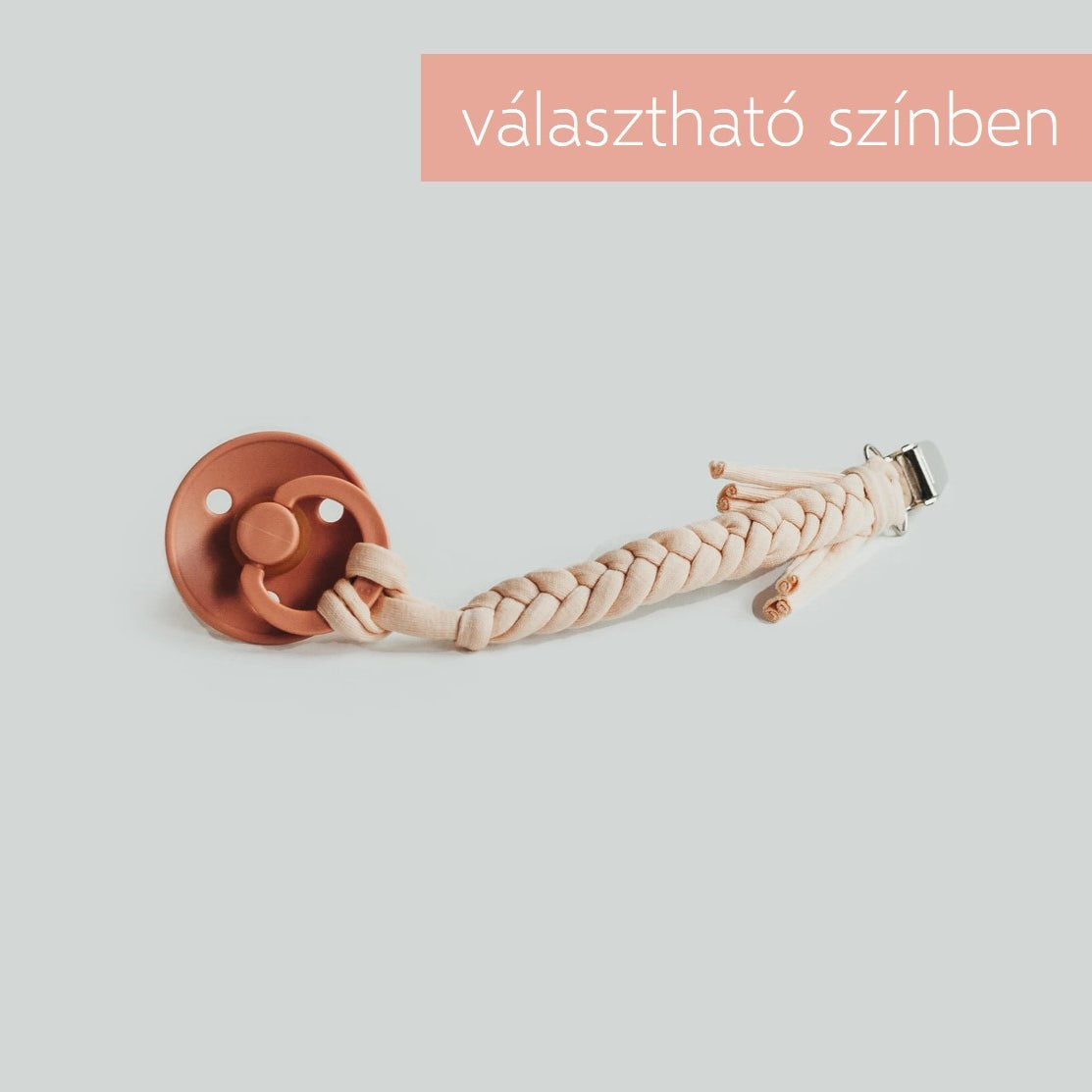 BIBS Colour cumi cumilánccal - választható színben - pippadu