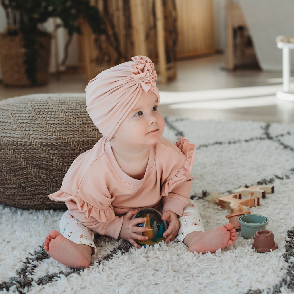 Pippadu gyerek pulóver fodorral - pippadu