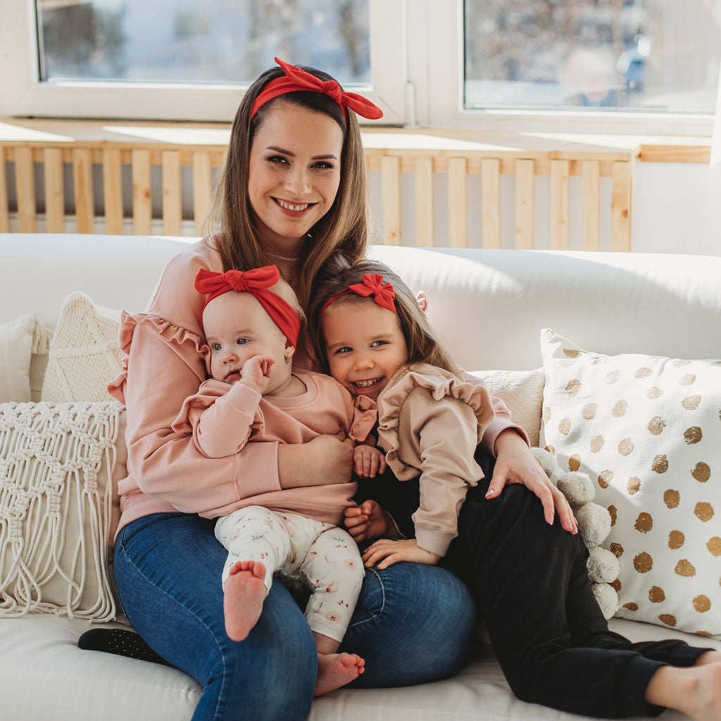 felnőtt és gyerek pulóver anya-lánya szettben - több szín - pippadu