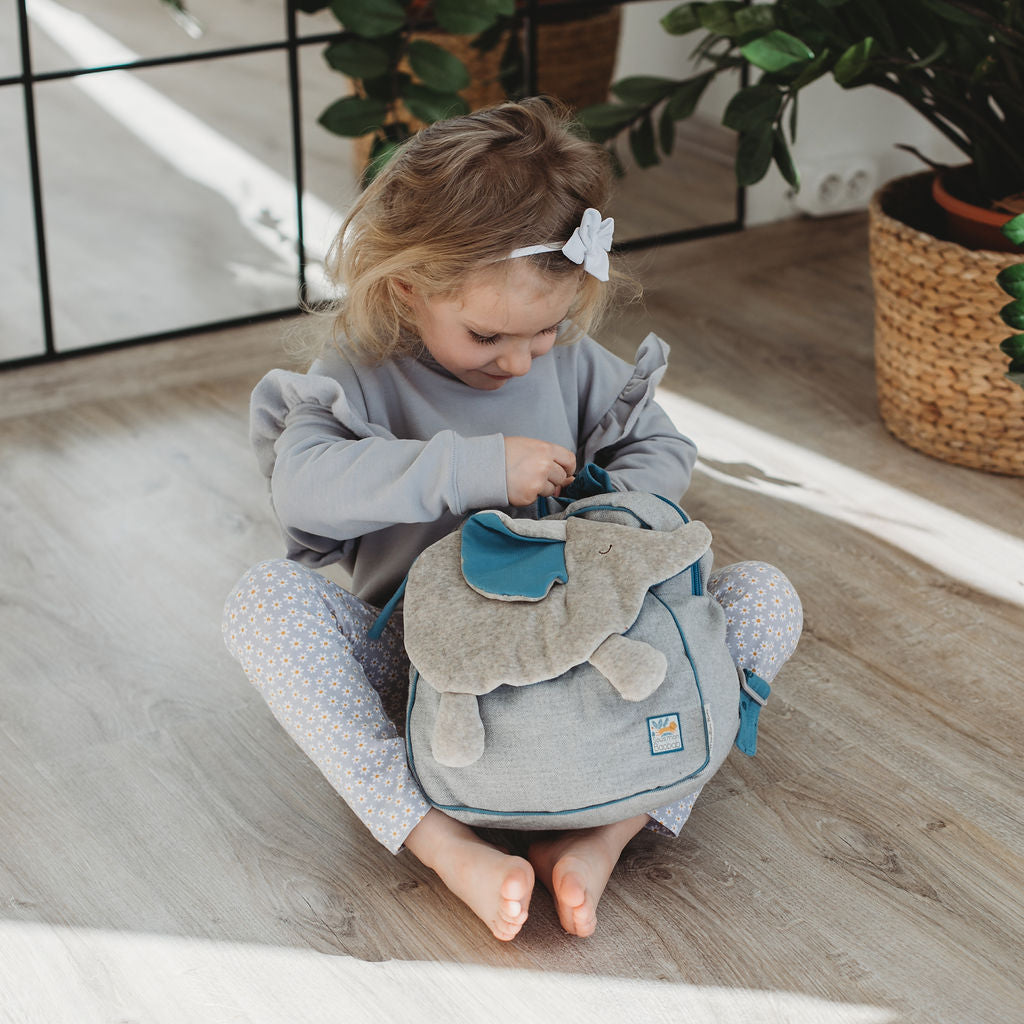 Anya pulóver fodorral - ezüstszürke - pippadu - anya-lánya szett kedvezményes áron