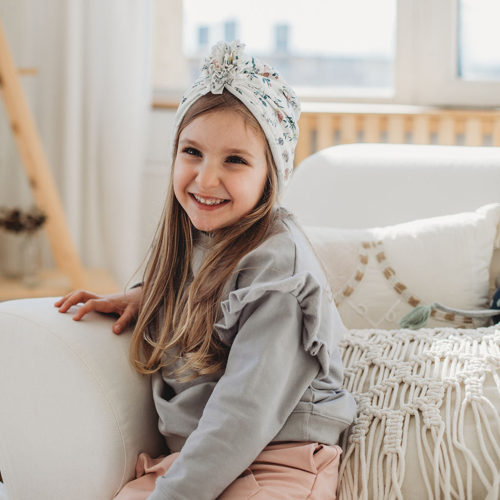 Ezüstszürke pulóver fodorral - felnőtt méretben is - pippadu