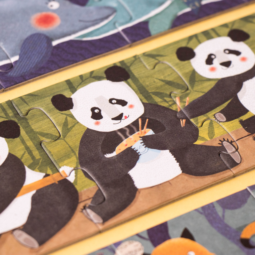 10 kicsi pingvin gyerekeknek puzzle Pippadu