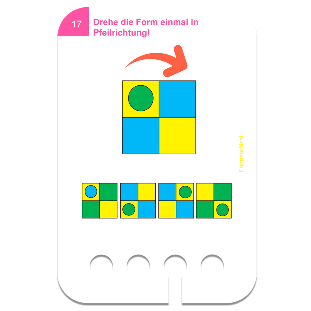 Puncho kártyacsomag Alakzatok - 4 éves kortól