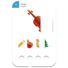 Puncho kártyacsomag Képkiegészítős - 3 éves kortól - Hol a hegedű párja?