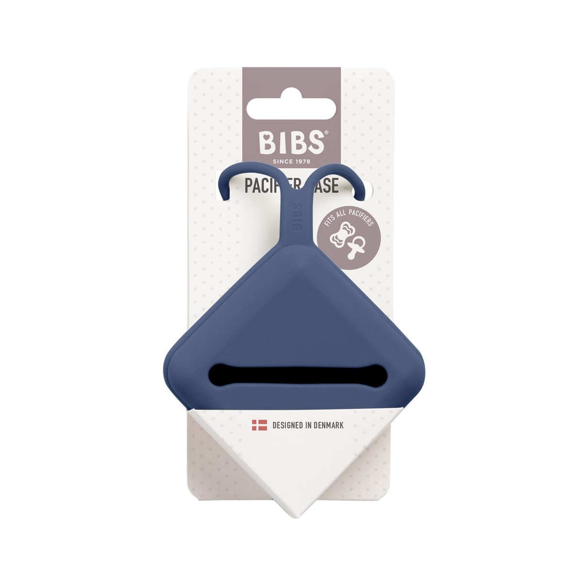 BIBS szilikon cumitartó - acélkék - Pippadu