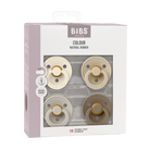 BIBS Colour - krémfehér/homok/vanília/tölgy (4 db)