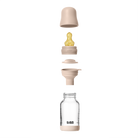 BIBS üveg cumisüvegszett (púderrózsaszín) 120 ml