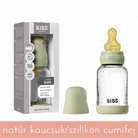 BIBS üveg cumisüvegszett (zsálya) - 120 ml - választható cumifejjel