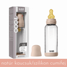 BIBS üveg cumisüvegszett (púderrózsaszín) - 240 ml - Pippadu