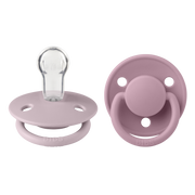 BIBS De Lux - hamvas lila/hanga (2 db)