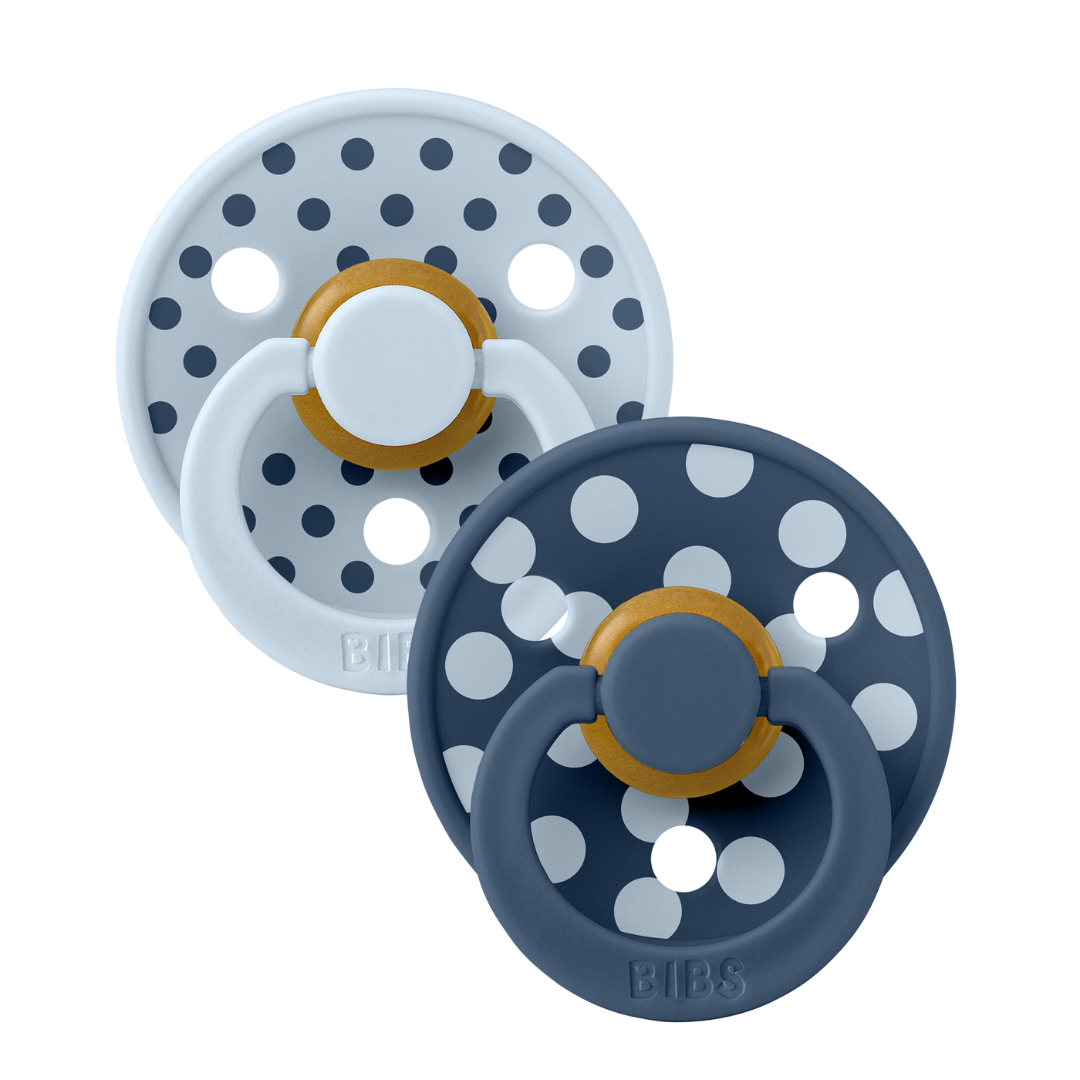 BIBS Studio Polka Colour - acélkék/égkék