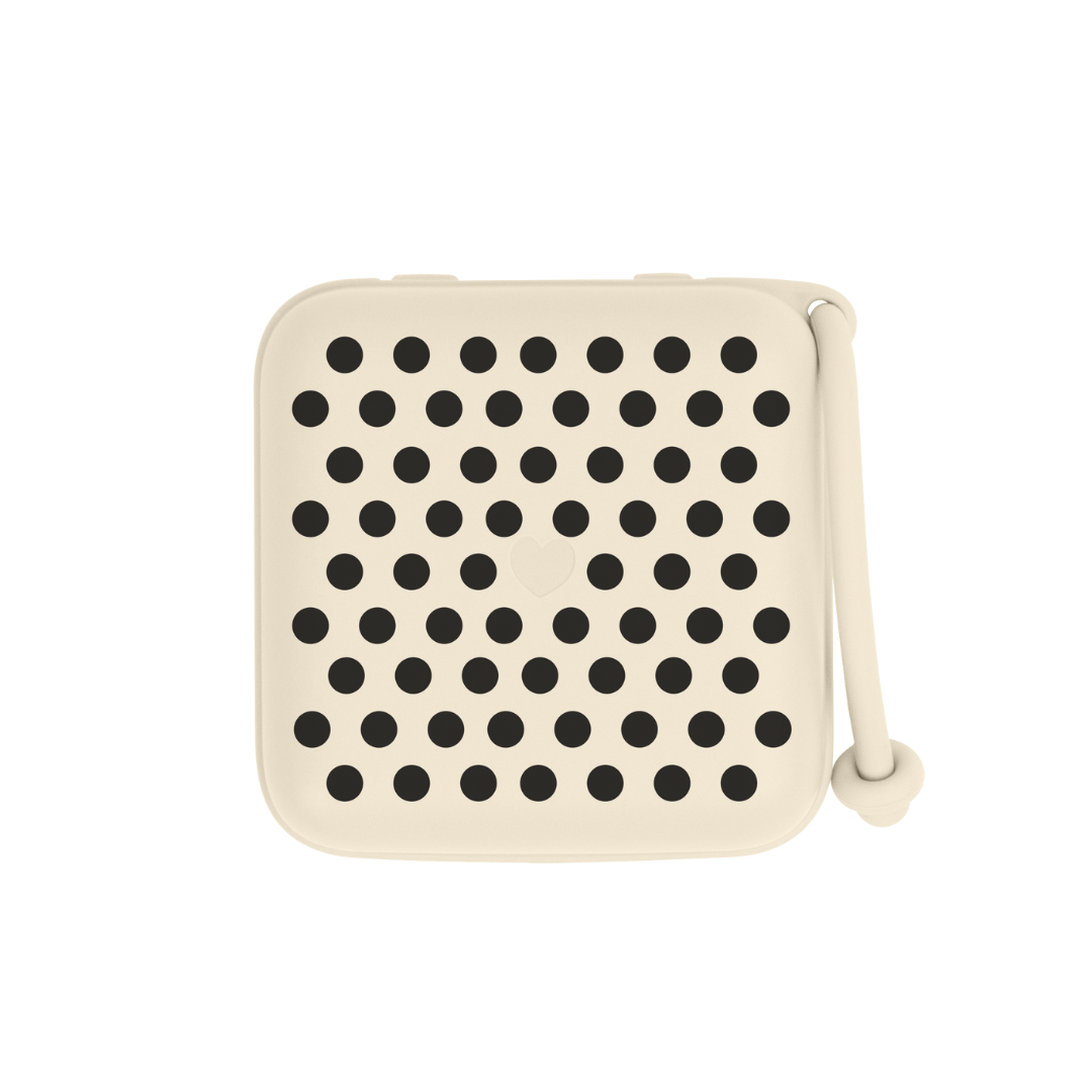 BIBS Studio Polka cumitartó (krémfehér/fekete)