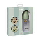 BIBS Szia baba! ajándékcsomag (Zsálya)