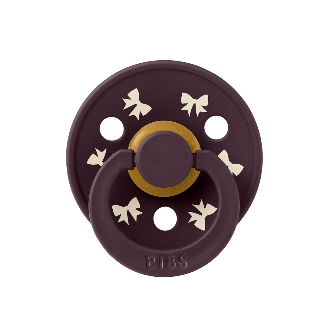 BIBS Ünnepi Masni Colour - krémfehér/szilva