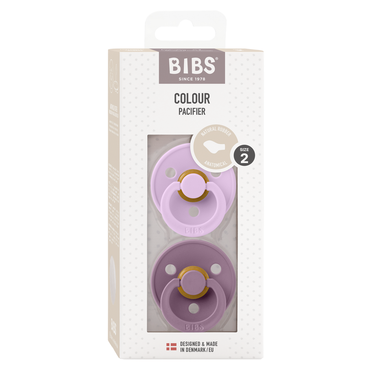 BIBS Colour anatómiai cumifejjel - viola/mályva (2 db)