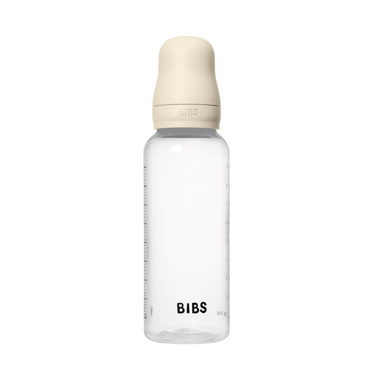 BIBS cumisüvegszett (Krémfehér) 270 ml könnyen levehető kupakkal