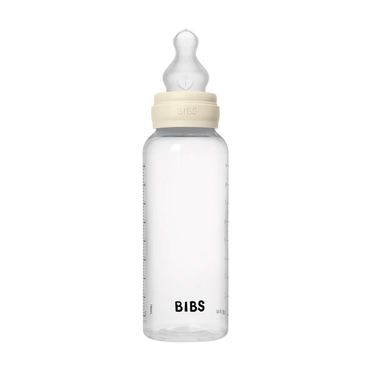 BIBS cumisüvegszett (Krémfehér) 270 ml szilikon cumifejjel