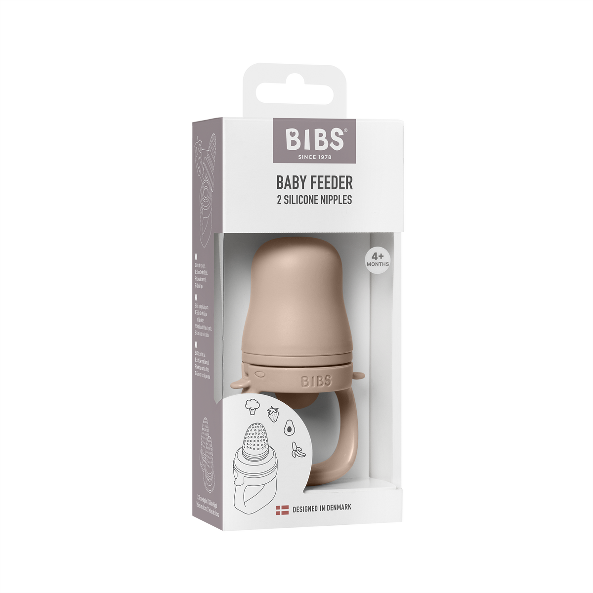BIBS etetőcumi - púderrózsaszín csomagolás