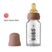 BIBS üveg cumisüvegszett - mackó - 110 ml