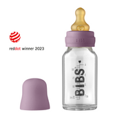 BIBS üveg cumisüvegszett - mályva - 110 ml