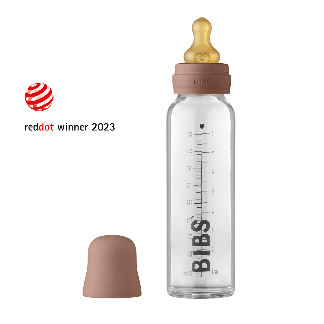 BIBS üveg cumisüvegszett - mackó - 225 ml - Pippadu