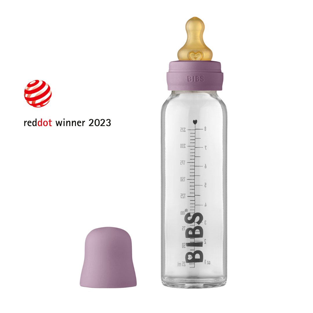 BIBS üveg cumisüvegszett - mályva - 225 ml - Pippadu