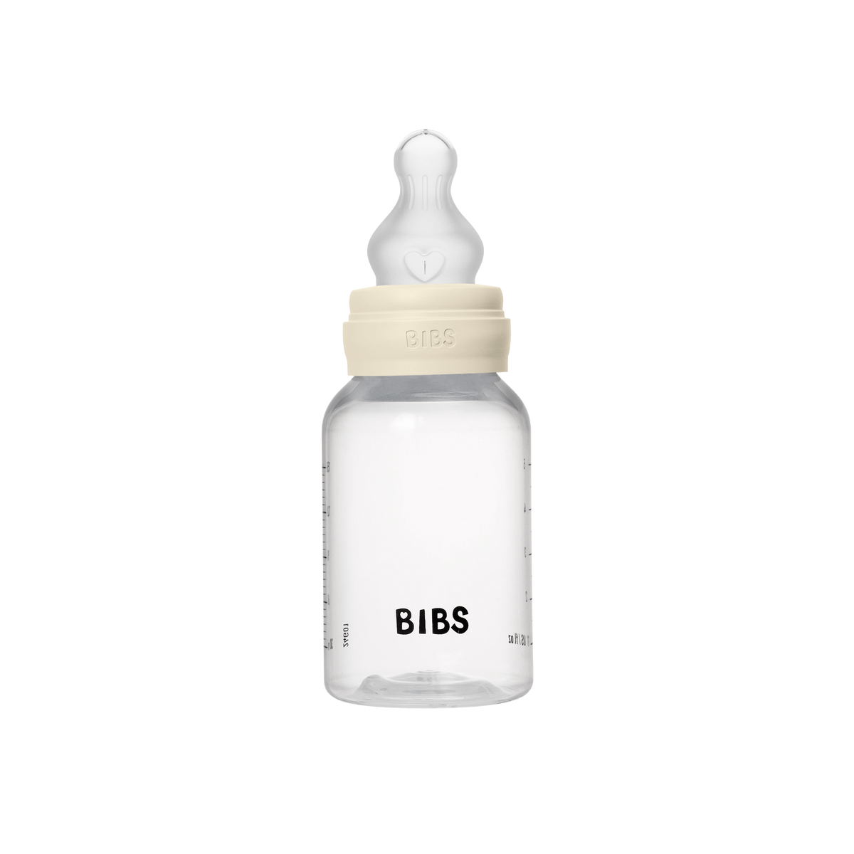 BIBS cumisüvegszett (Krémfehér) 150 ml szilikon cumifejjel