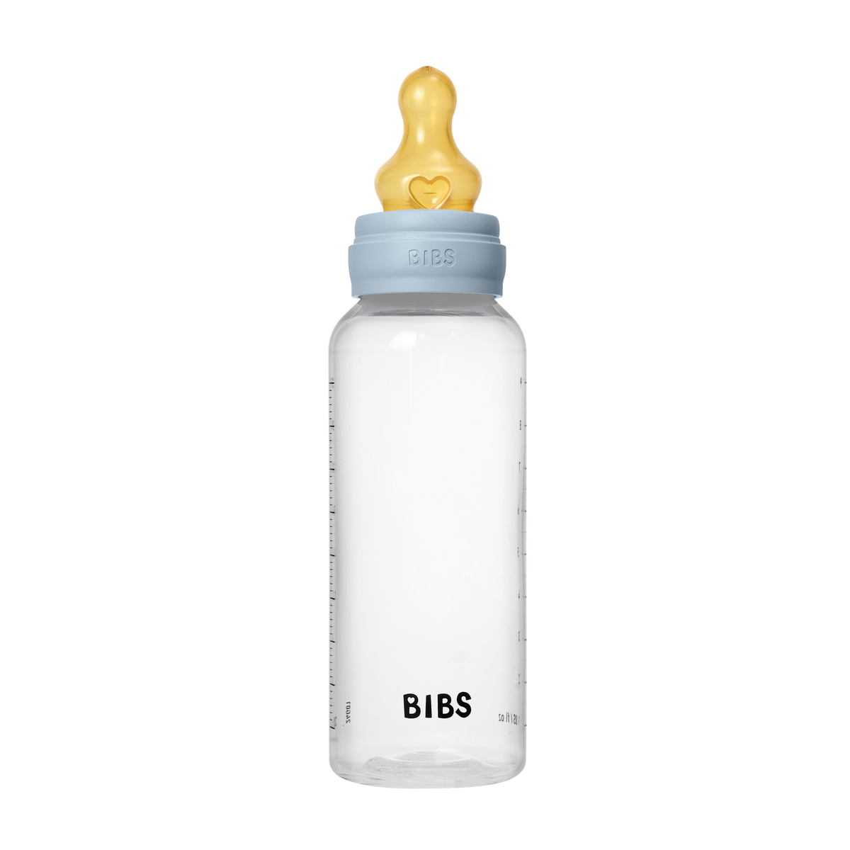 BIBS cumisüvegszett (Pasztellkék) 270 ml natúr kaucsuk cumifejjel