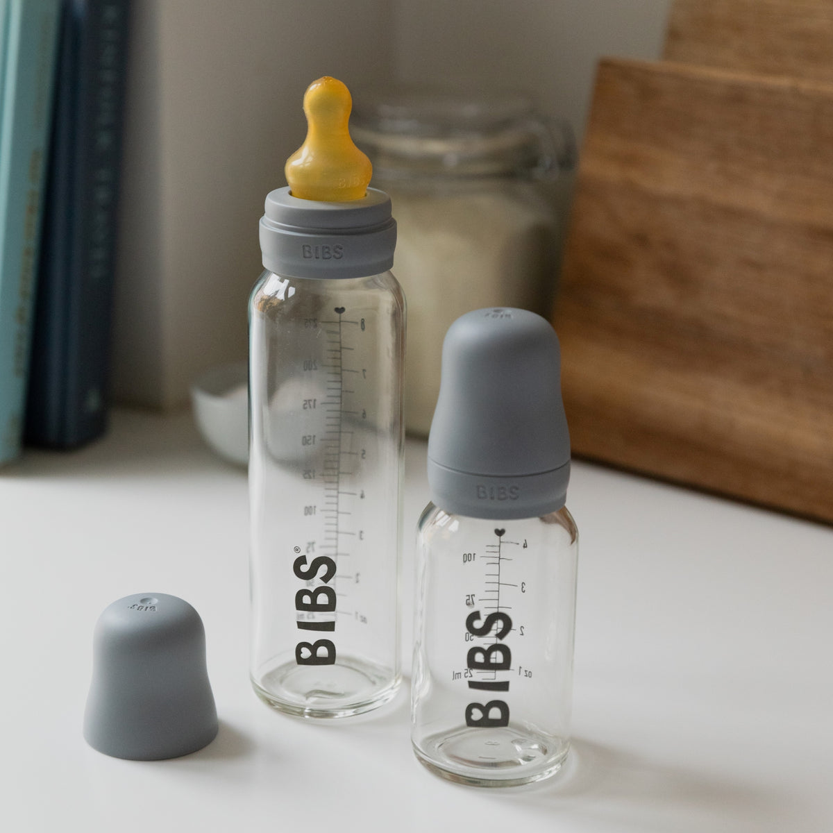 BIBS üveg cumisüvegszett - delfin - 225 ml - Pippadu