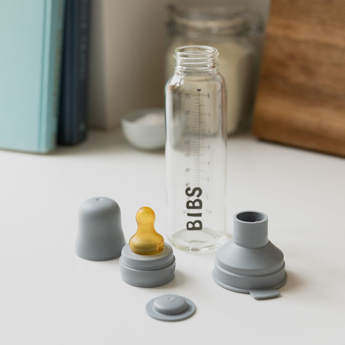 BIBS üveg cumisüvegszett - delfin - 225 ml - Pippadu