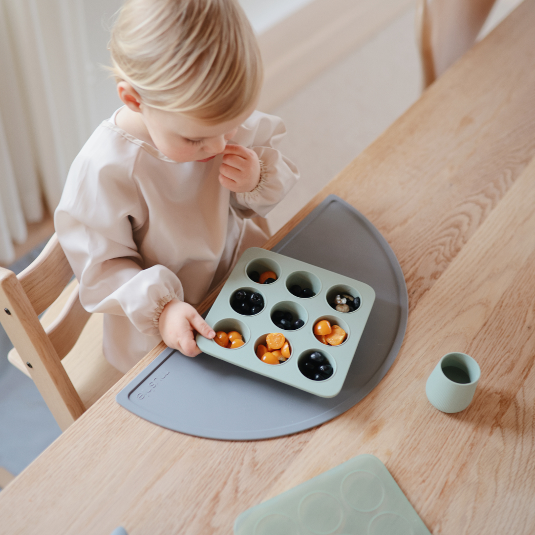 Bébiétel tároló (fagyasztható) - halvány türkiz