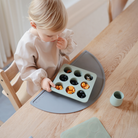 Bébiétel tároló (fagyasztható) - halvány türkiz